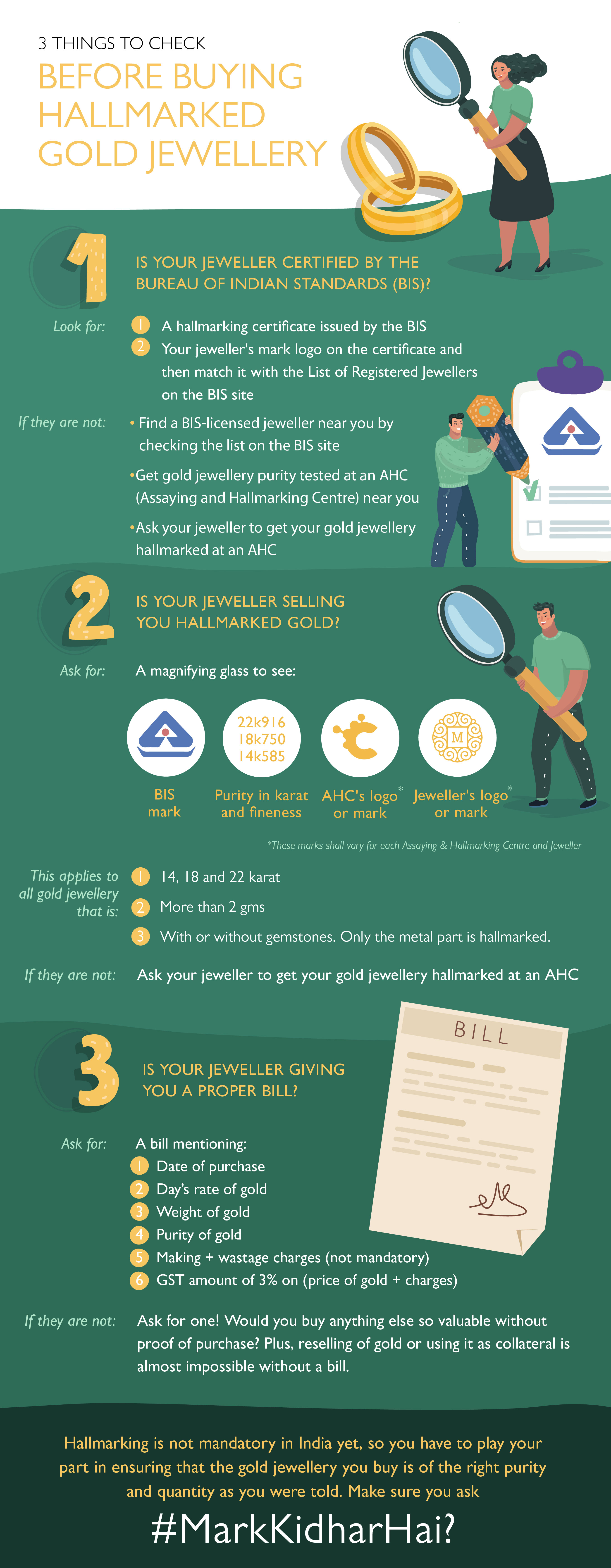 3 Things to Check Before Buying Hallmarked Gold Jewellery My Gold Guide